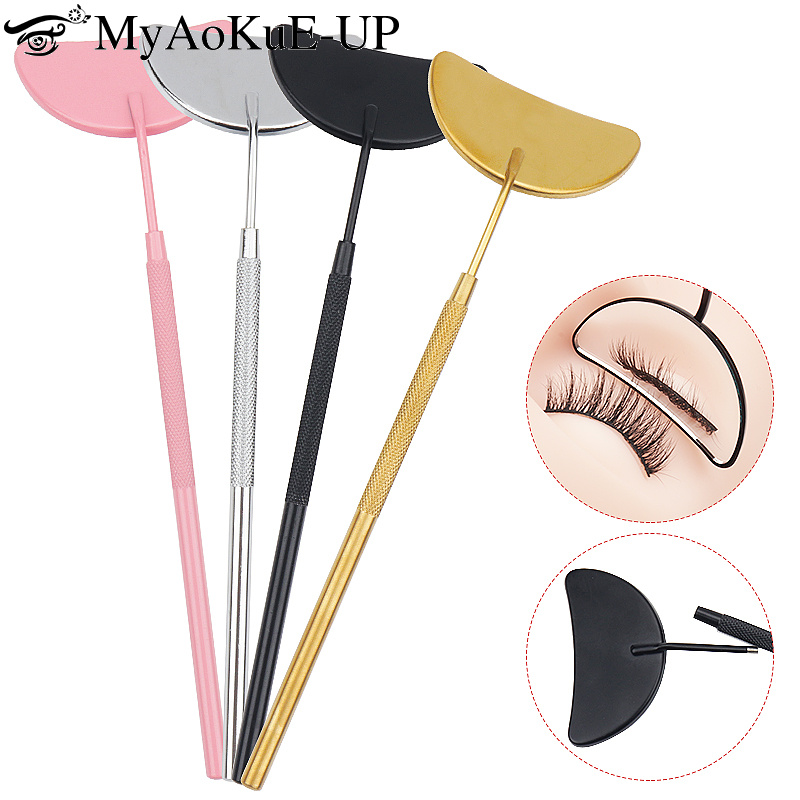 Eyelash Extension Guide - 1pcs 속눈썹 연장 거울 달 모양의