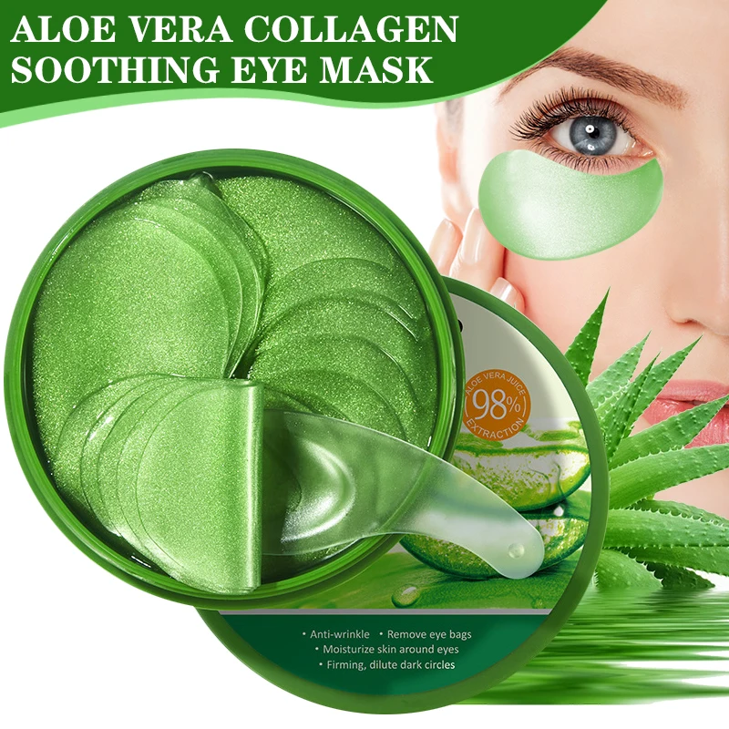 Eye Pad Collagen - 60pcs 알로에 베라 콜라겐 아이 마스크