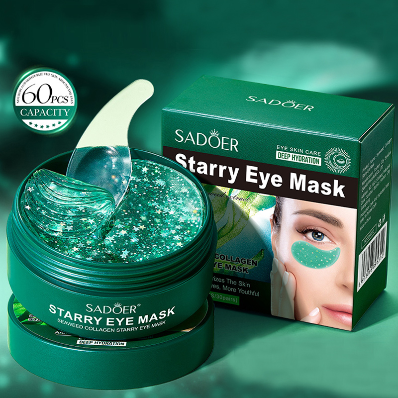 Eye Pad Collagen - 60개/박스 해초 콜라겐 아이 마스크, 해초