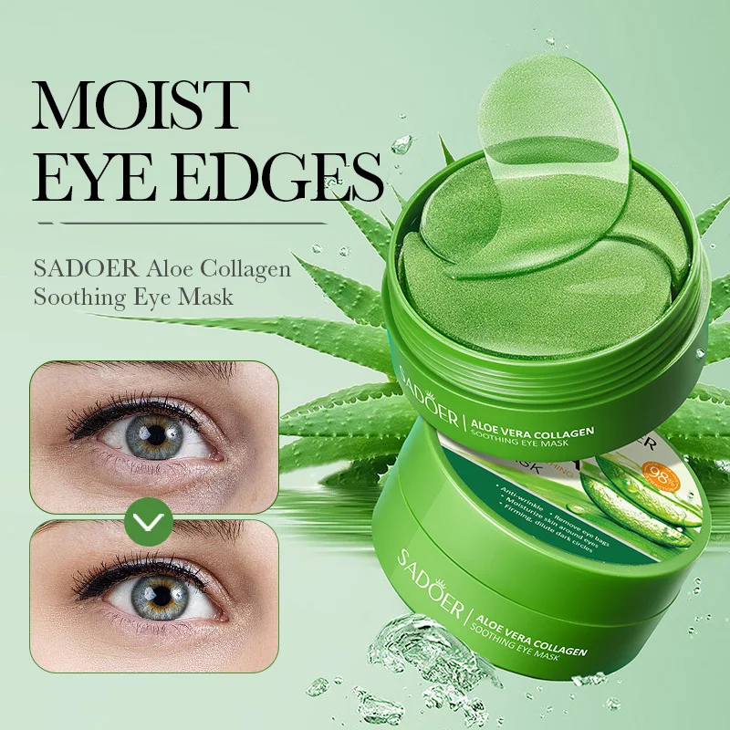 Eye Pad Collagen - SAODER 60Pcs 알로에 베라 콜라겐 아이