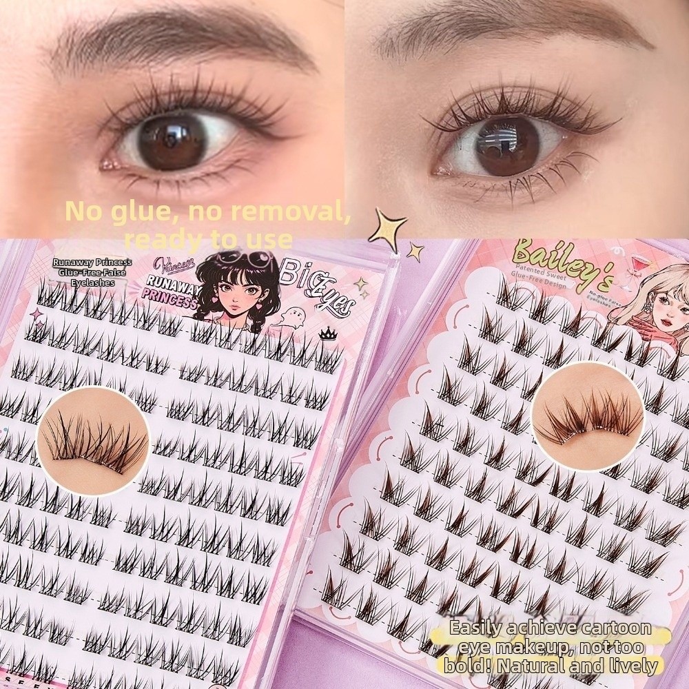 Eyelash Extension No 11 - 80개 클러스터 11-12MM 셀프 접착식 인조