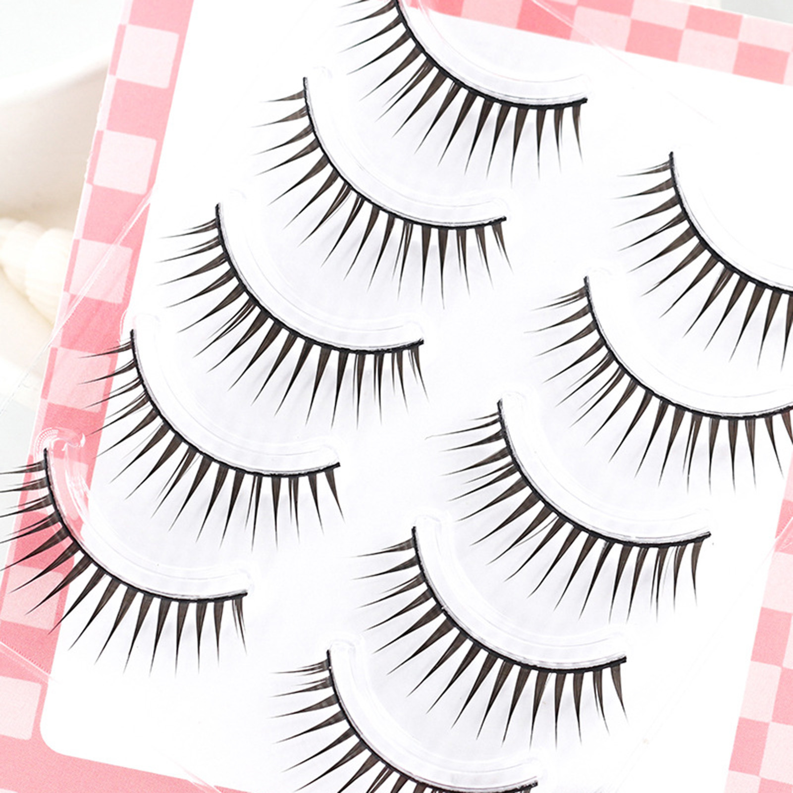 Eyelash Extension Japanese Style - 5쌍 일본 스타일 인조 속눈썹 일체형