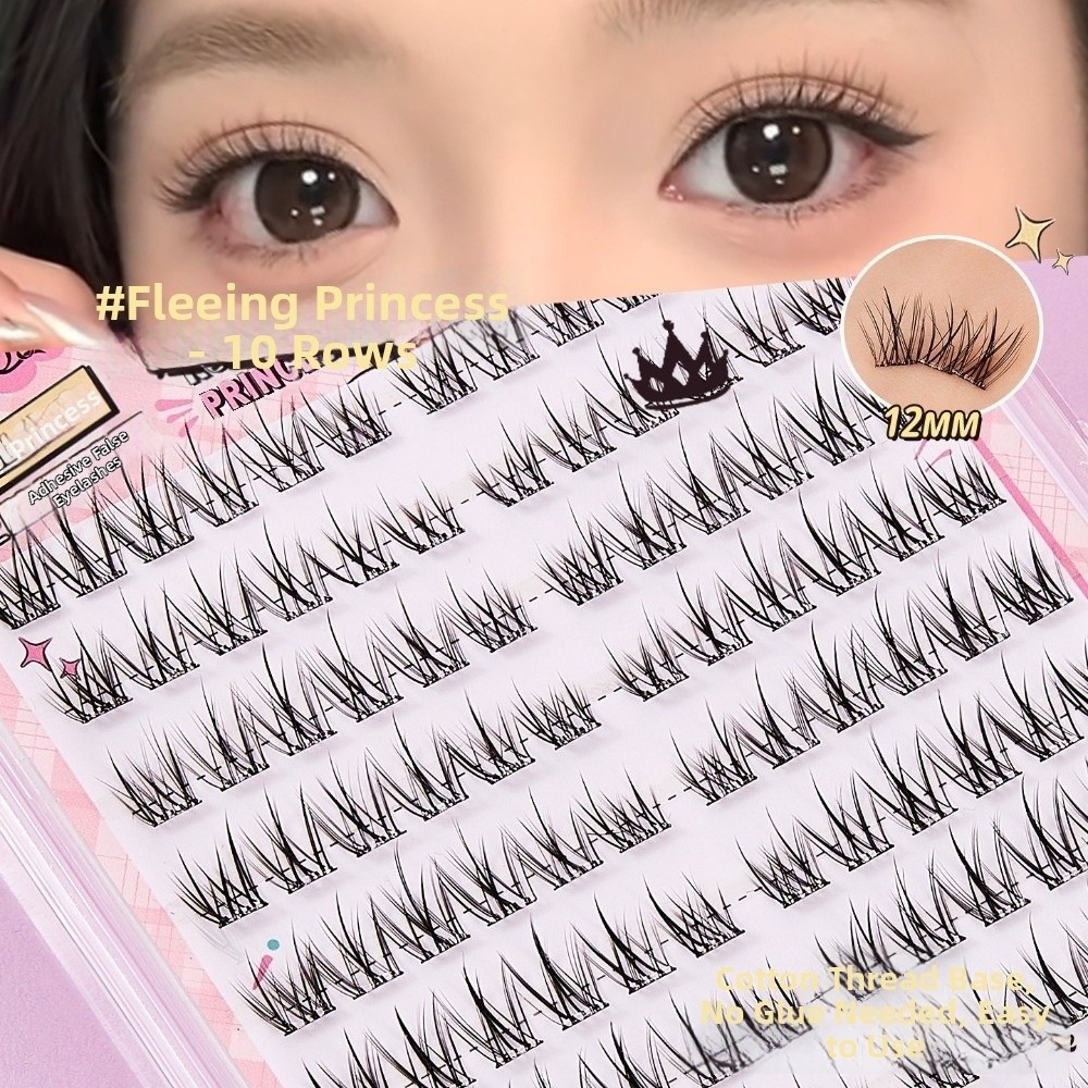Eyelash Extension No 11 - 80개 클러스터 11-12MM 셀프 접착식 인조