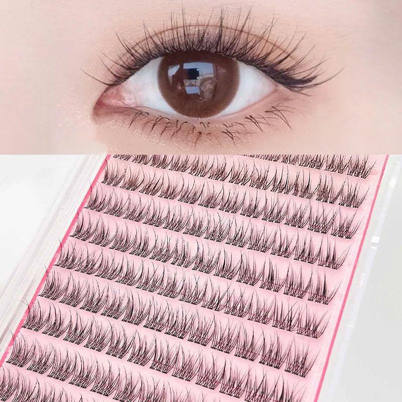 Eyelash Extension No 11 - 블랙 셀프 접착식 인조 속눈썹 부드러운