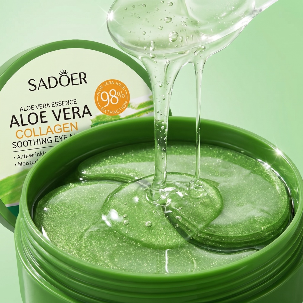 Eye Pad Collagen - 60pcs 알로에 베라 콜라겐 아이 마스크