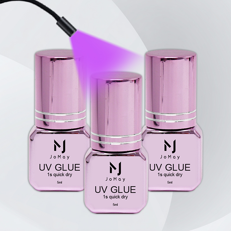 Eyelash Extension Glue For Sensitive Eyes - JOMAY 3병 빠른 건조 UV 속눈썹
