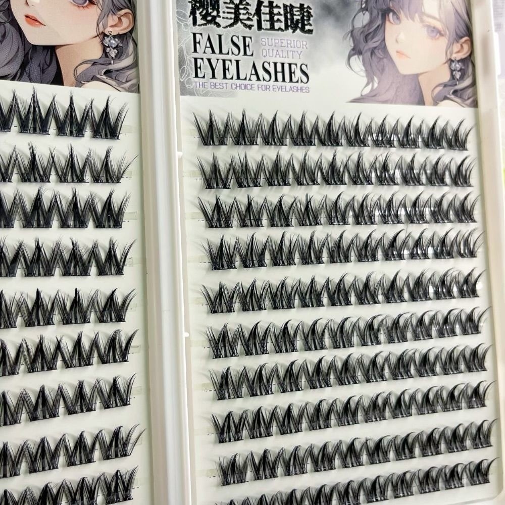 100/130/200 클러스터 블랙 셀프 접착 인조 속 - Eyelash Extension No 11 리뷰 및 가격
