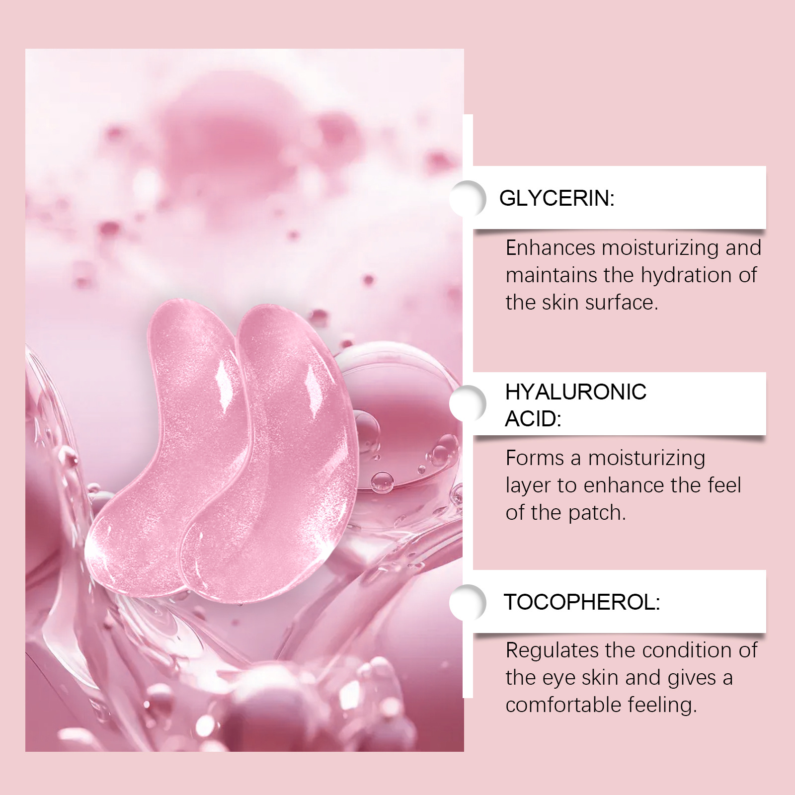 콜라겐 수용성 아이 마스크 다크서클 제거 주름 방지 탄 - Eye Pad Collagen 리뷰 및 가격