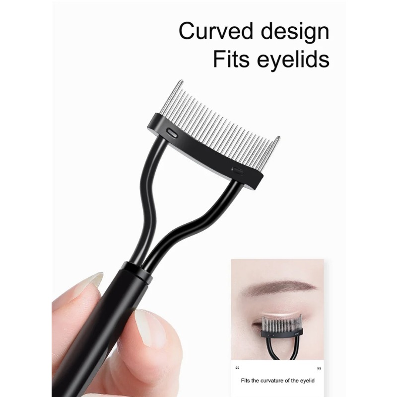 1/2개 속눈썹 스타일링 속눈썹 빗 분리기 인체공학적  - Eyelash Extension Guide 리뷰 및 가격