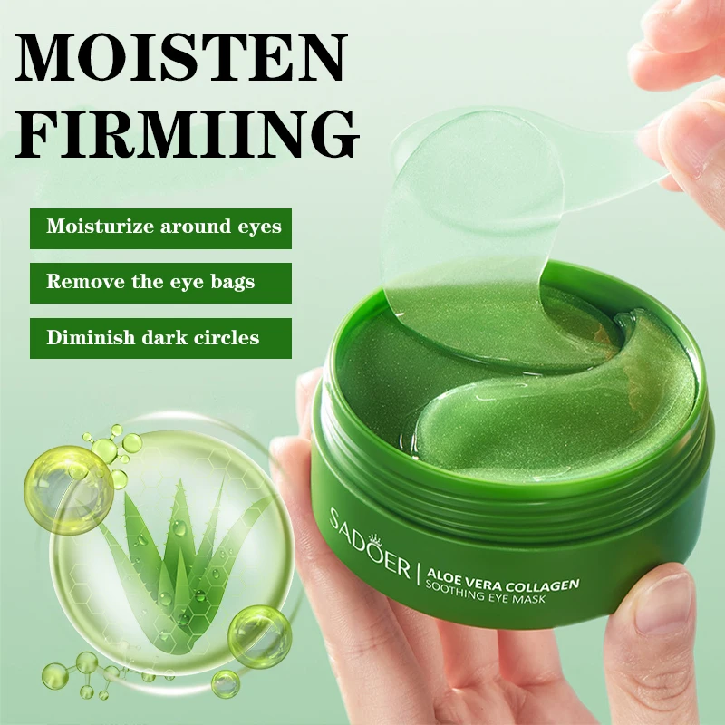 60pcs 알로에 베라 콜라겐 아이 마스크 안티 다크  - Eye Pad Collagen 리뷰 및 가격