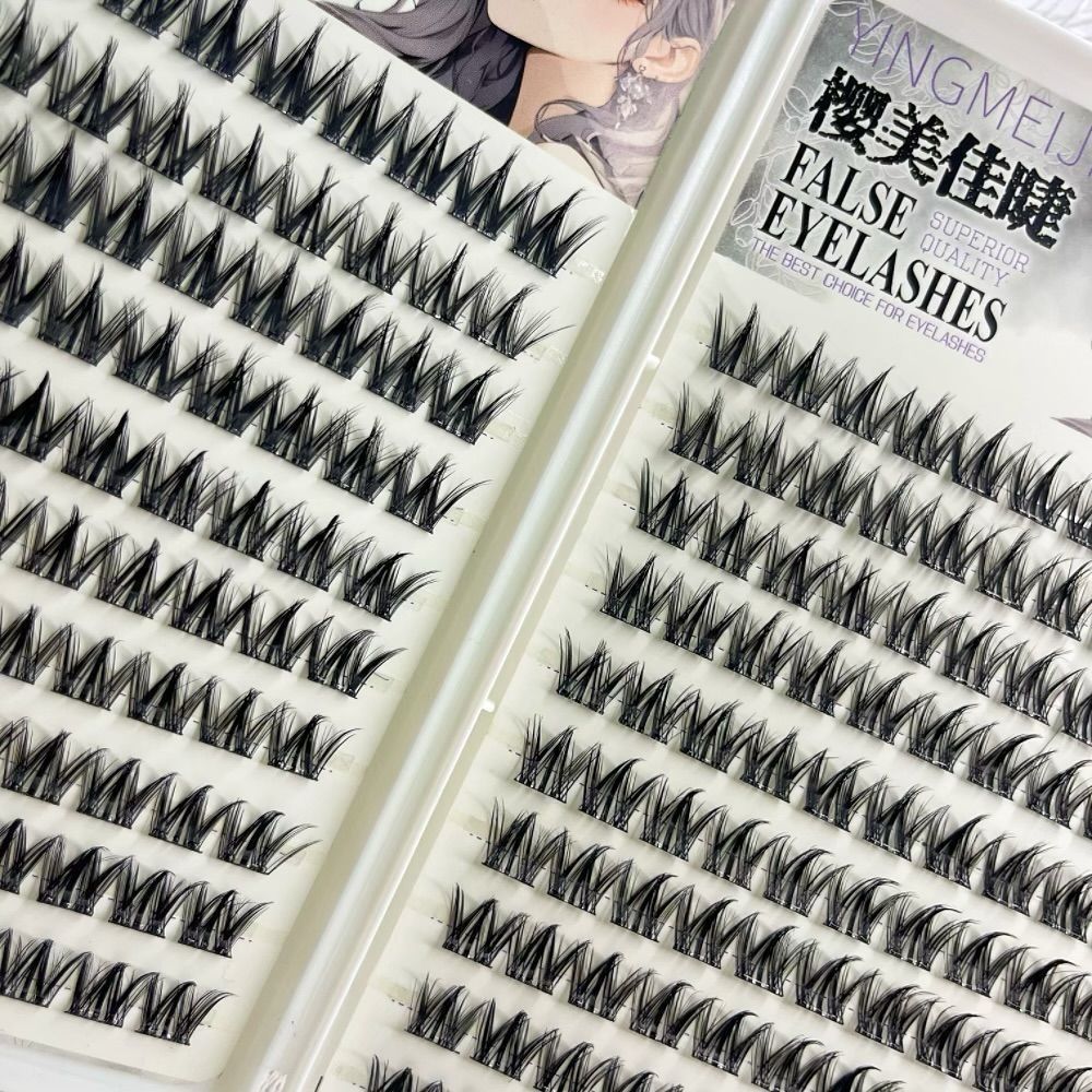 100/130/200 클러스터 블랙 셀프 접착 인조 속 - Eyelash Extension No 11 리뷰 및 가격