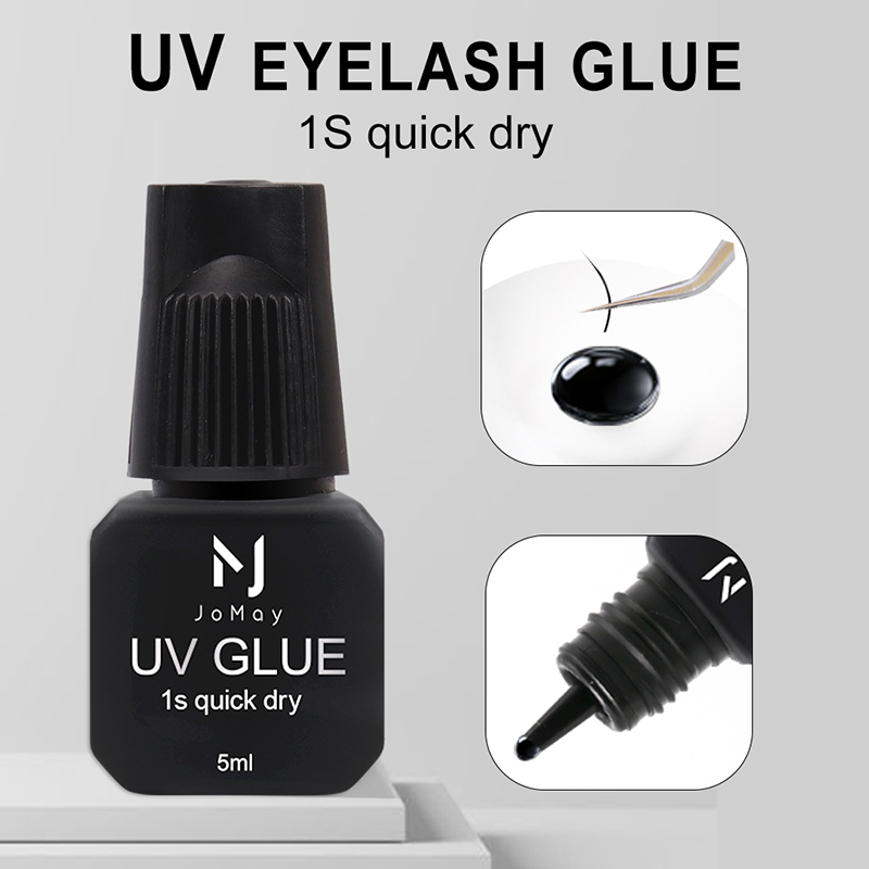 조메이 UV 속눈썹 접착제 LED 속눈썹 연장용 블랙  - Eyelash Extension Glue For Sensitive Eyes 리뷰 및 가격