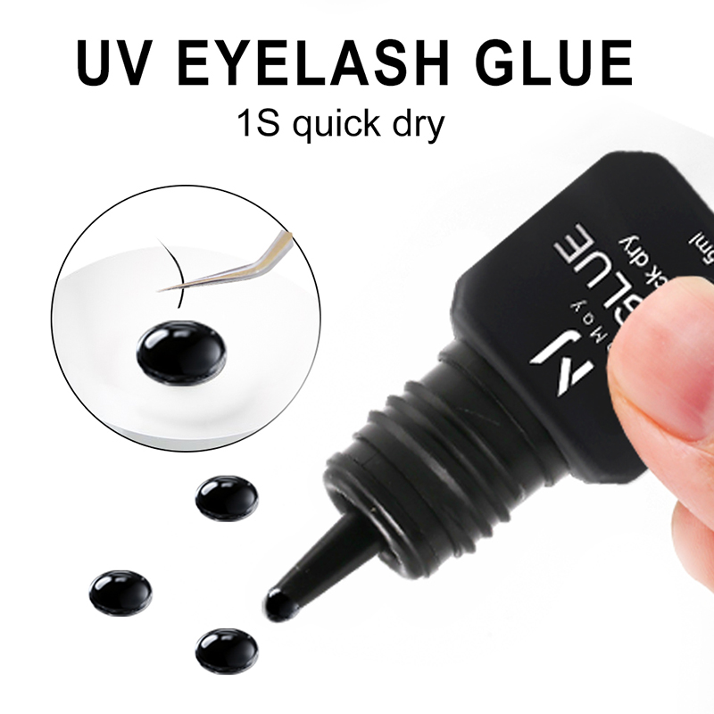 조메이 UV 속눈썹 접착제 LED 속눈썹 연장용 블랙  - Eyelash Extension Glue For Sensitive Eyes 리뷰 및 가격