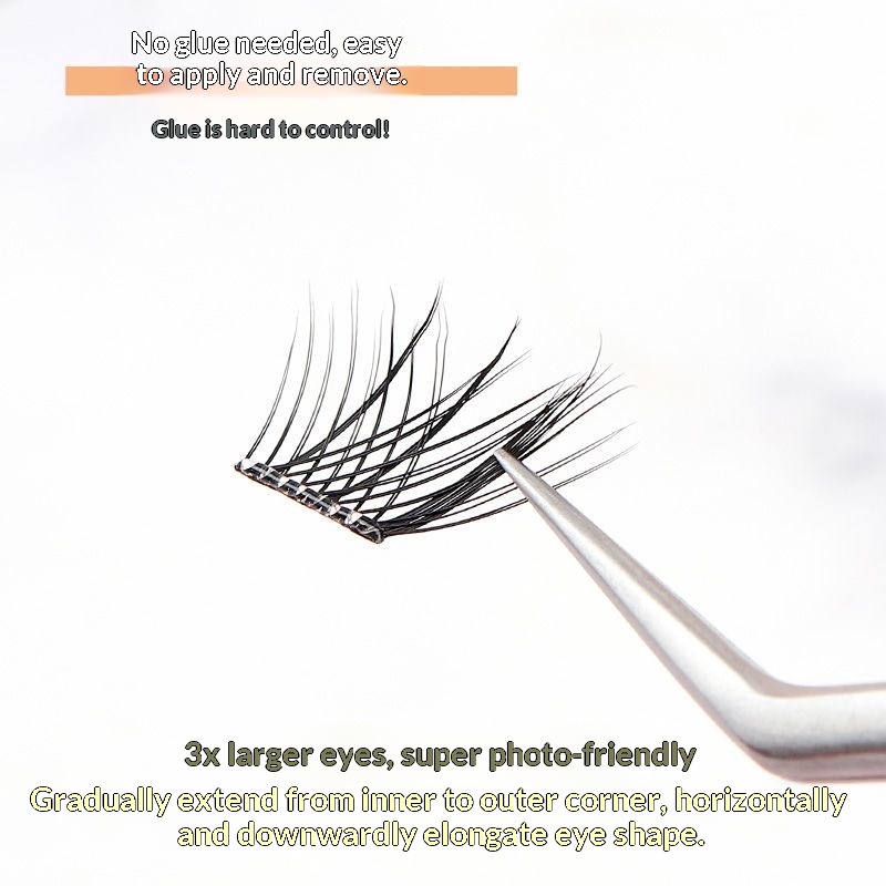 120 클러스터 접착제 필요 없음 가짜 속눈썹 재사용  - Eyelash Extension Glue For Sensitive Eyes 리뷰 및 가격