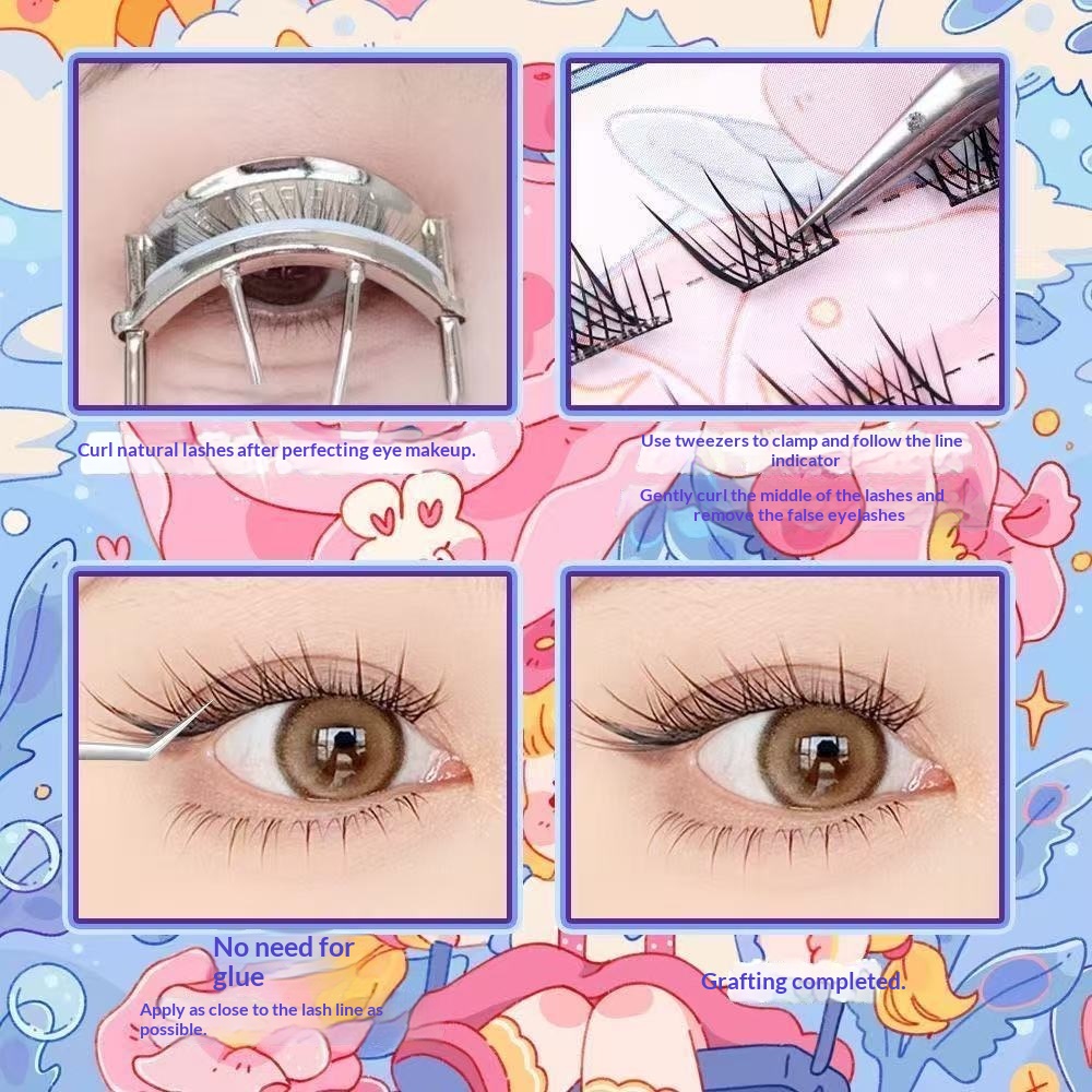 120 클러스터 접착제 필요 없음 가짜 속눈썹 재사용  - Eyelash Extension Glue For Sensitive Eyes 리뷰 및 가격