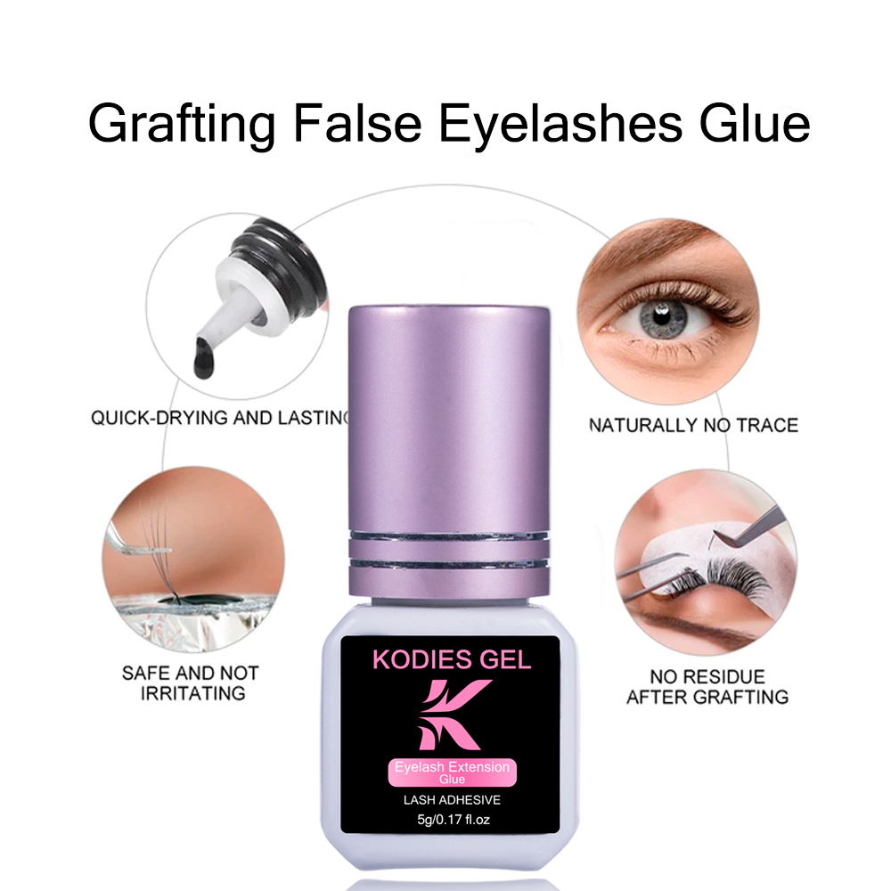 KODIES GEL 엑스트라 스트롱 속눈썹 접착제 연장 - Eyelash Extension Glue For Sensitive Eyes 리뷰 및 가격