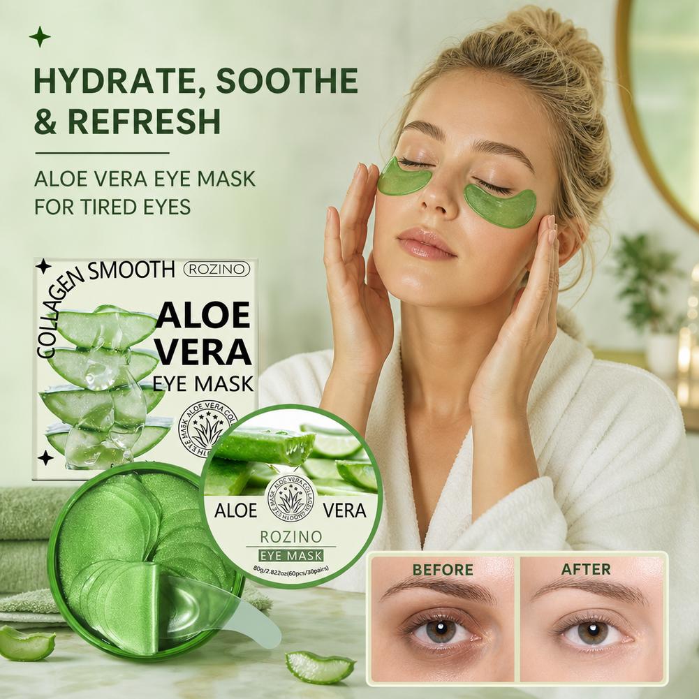 60개 알로에 베라 콜라겐 아이 마스크 보습 탄력 아이 - Eye Pad Collagen 리뷰 및 가격