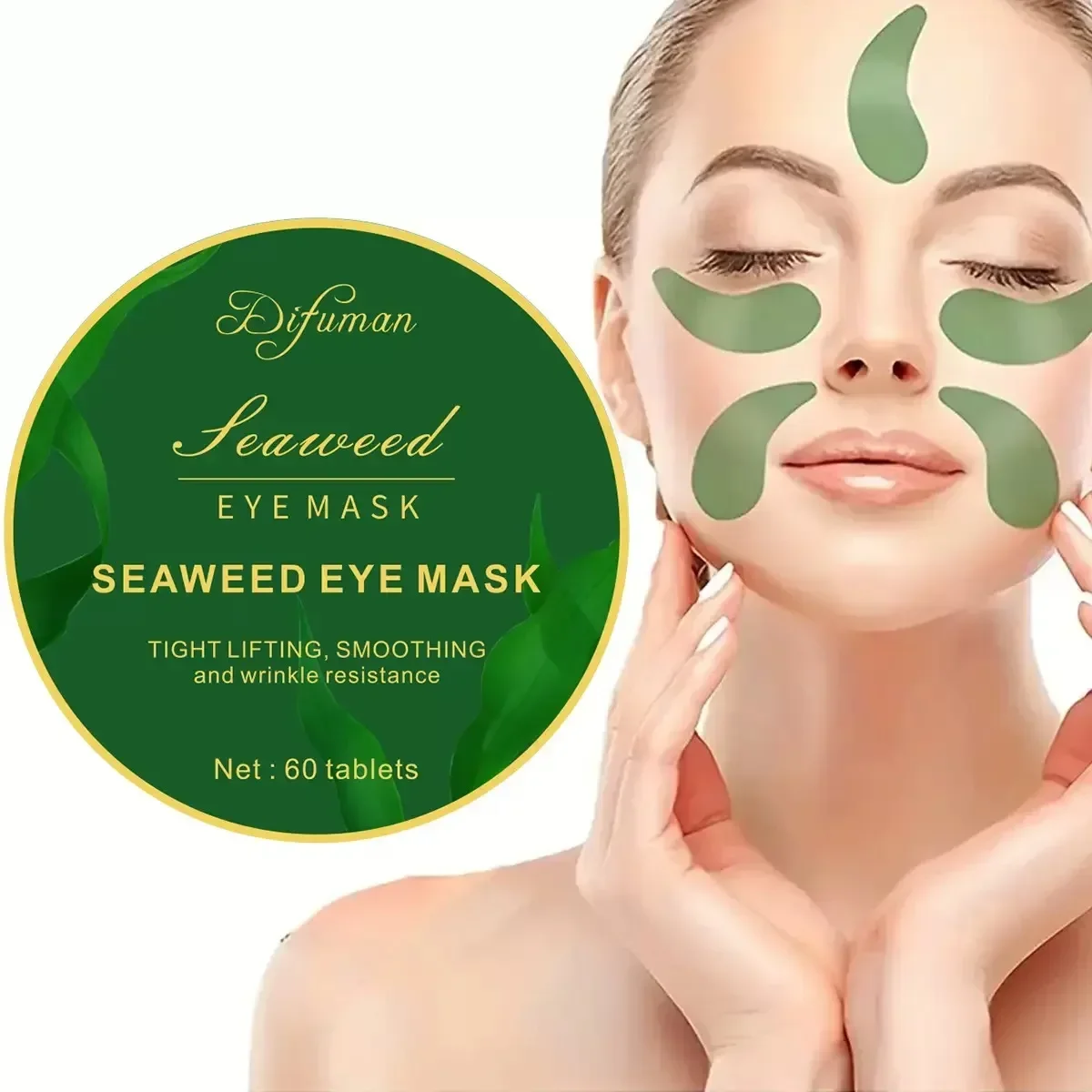 다크서클을 제거하는 해초 히알루론산 아이 마스크 60개 - Eye Pad Collagen 리뷰 및 가격