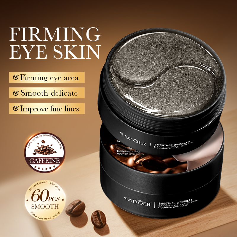 60pcs SADOER 카페인 크리스탈 콜라겐 아이 마 - Eye Pad Collagen 리뷰 및 가격