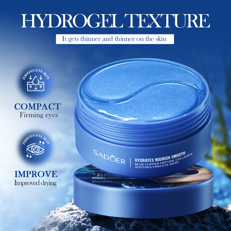 60pcs SADOER 카페인 크리스탈 콜라겐 아이 마 - Eye Pad Collagen 리뷰 및 가격