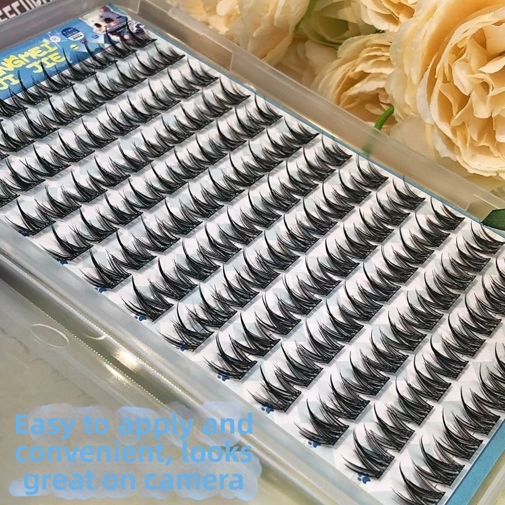 100/130/200 클러스터 블랙 셀프 접착식 인조  - Eyelash Extension No 11 리뷰 및 가격