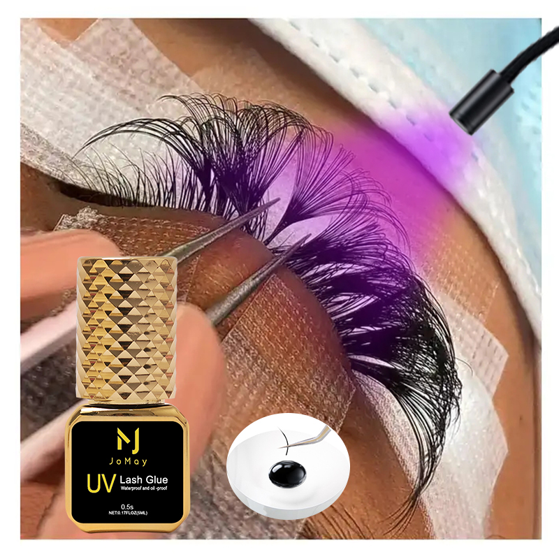 조메이 블랙 UV 속눈썹 접착제 0.5초 초고속 건조  - Eyelash Extension Glue For Sensitive Eyes 리뷰 및 가격