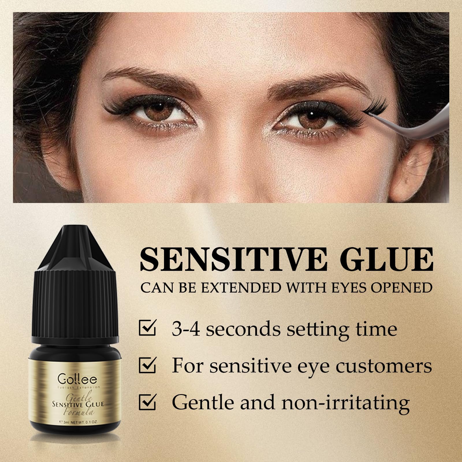 골리 속눈썹 접착제 클러스터 속눈썹 연장 접착제 부드럽 - Eyelash Extension Glue For Sensitive Eyes 리뷰 및 가격