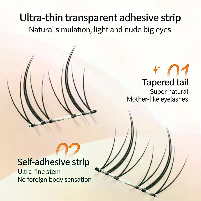 블랙 셀프 접착 인조 속눈썹 부드러운 11-13MM D - Eyelash Extension No 11 리뷰 및 가격