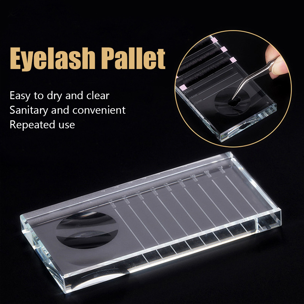 속눈썹 연장 팔레트 크리스탈 글래스 U자형/일자형 스탠 - Eyelash Extension Guide 리뷰 및 가격