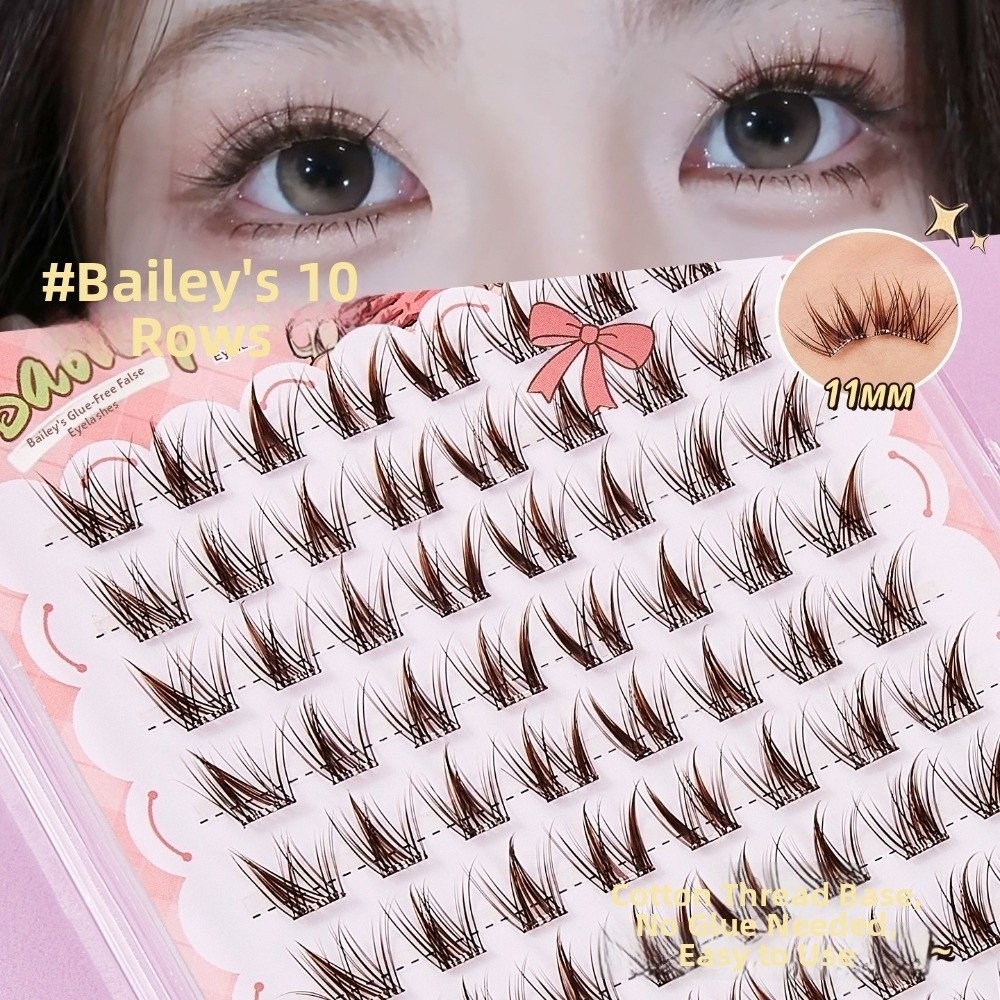 80개 클러스터 11-12MM 자체 접착식 인조 속눈썹 - Eyelash Extension No 11 리뷰 및 가격