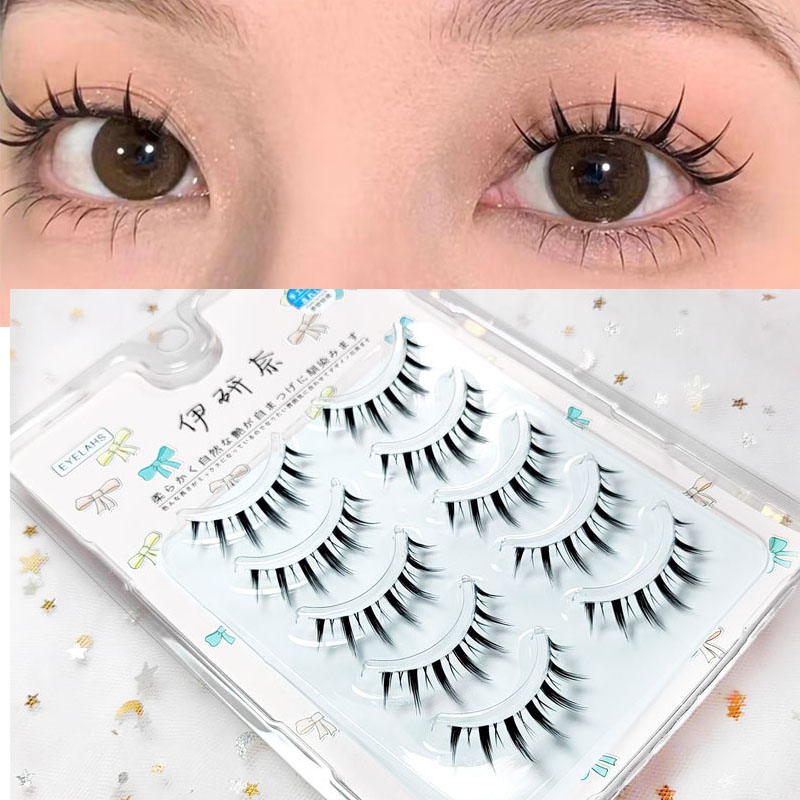 여성용 천연 일본 메이크업 인조 속눈썹, 짧은 얇은 속 - Eyelash Extension Japanese Style 리뷰 및 가격