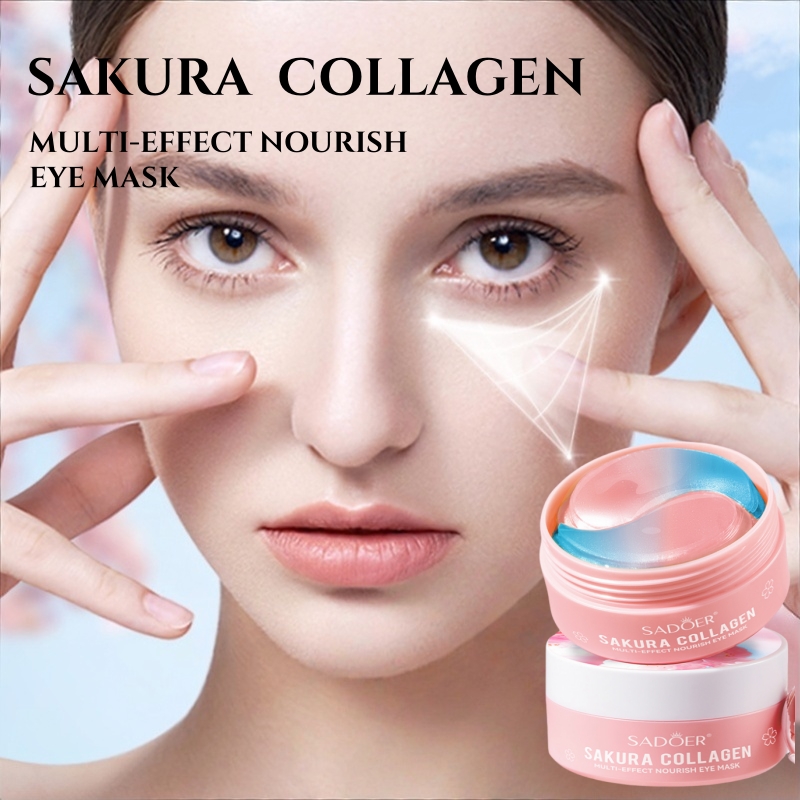 60개입 사쿠라 콜라겐 멀티 이펙트 영양 아이 마스크, - Eye Pad Collagen 리뷰 및 가격