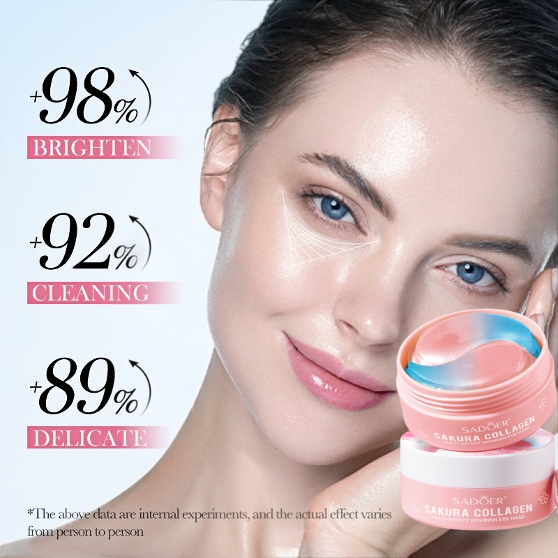 60개입 사쿠라 콜라겐 멀티 이펙트 영양 아이 마스크, - Eye Pad Collagen 리뷰 및 가격