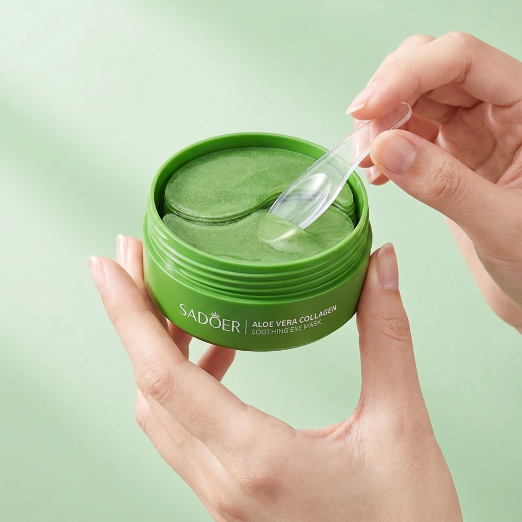 60pcs 알로에 베라 콜라겐 아이 마스크 안티 다크  - Eye Pad Collagen 리뷰 및 가격