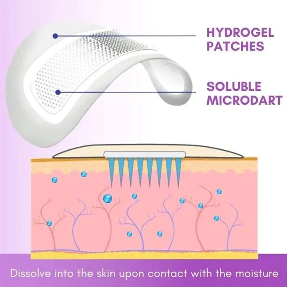 1쌍 마이크로니들 아이 패치 마스크 깊은 수분 공급을  - Eye Pad Collagen 리뷰 및 가격
