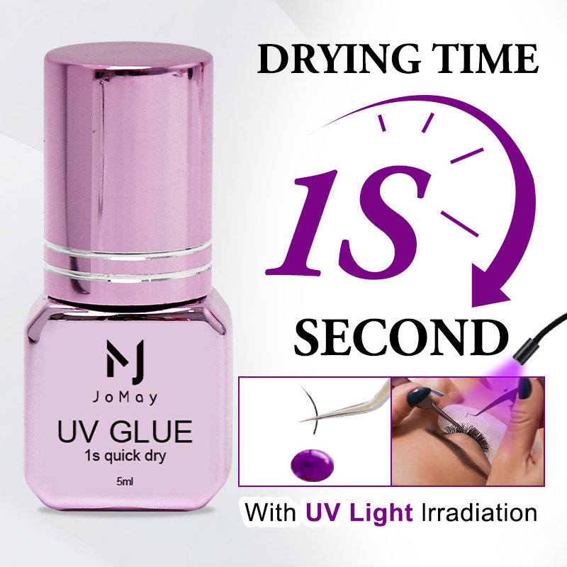 JOMAY 3병 빠른 건조 UV 속눈썹 연장 글루 개별 - Eyelash Extension Glue For Sensitive Eyes 리뷰 및 가격