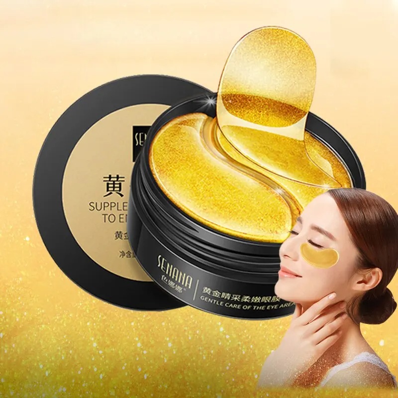 골든 모이스처라이징 아이 마스크, 눈 피로 해소, 눈  - Eye Pad Collagen 리뷰 및 가격