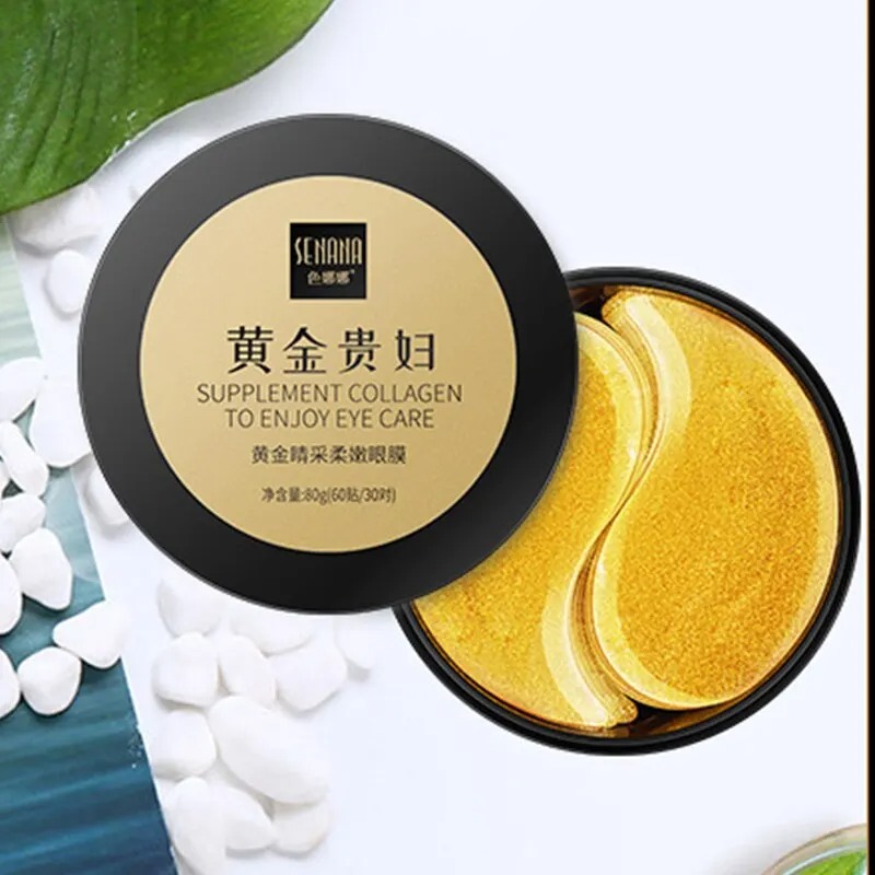 골든 모이스처라이징 아이 마스크, 눈 피로 해소, 눈  - Eye Pad Collagen 리뷰 및 가격